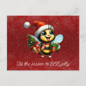 Dit is het seizoen om vrolijk te zijn briefkaart (Voorkant)