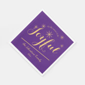 "Dit is het seizoen om vrolijk te zijn" Chic Party Servet (Hoek)