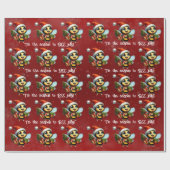 Dit is het seizoen om vrolijk te zijn! Happy Bees Cadeaupapier (Vlak)