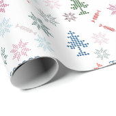 'Dit is het seizoen om vrolijk te zijn! Kleurrijke Cadeaupapier (Rol Hoek)