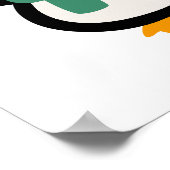 Dit is het seizoen om vrolijk te zijn, pinguïn ker poster (Hoek)