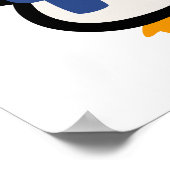 Dit is het seizoen om vrolijk te zijn, pinguïn ker poster (Hoek)