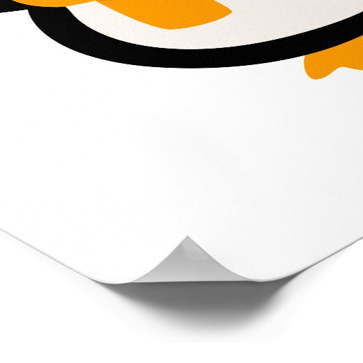 Dit is het seizoen om vrolijk te zijn, pinguïn ker poster (Hoek)