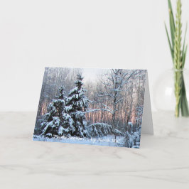 Dit is het seizoen op North Man! vrolijk kerstfees Bedankkaart