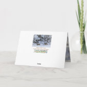 Dit is het seizoen op North Man! vrolijk kerstfees Bedankkaart (Achterkant)