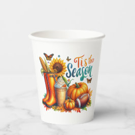 Dit is het seizoen papieren bekers