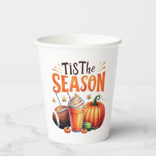 Dit is het seizoen papieren bekers (Achterkant)