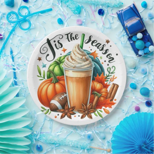 Dit is het seizoen papieren bordje (Feest)