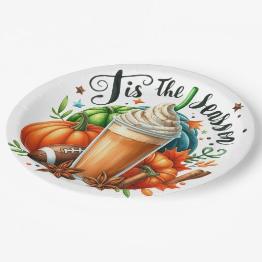 Dit is het seizoen papieren bordje (Gekanteld)