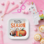 Dit is het seizoen papieren bordje (Feest)