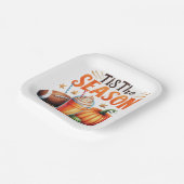 Dit is het seizoen papieren bordje (Gebogen)