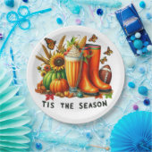 Dit is het seizoen papieren bordje (Feest)