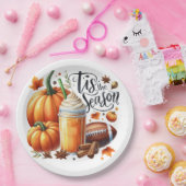 Dit is het seizoen papieren bordje (Feest)