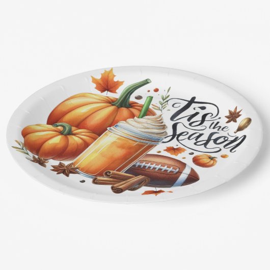 Dit is het seizoen papieren bordje (Gekanteld)