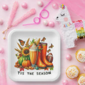 Dit is het seizoen papieren bordje (Feest)