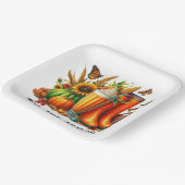 Dit is het seizoen papieren bordje (Gebogen)