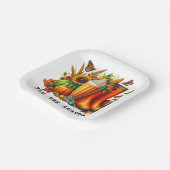 Dit is het seizoen papieren bordje (Gebogen)