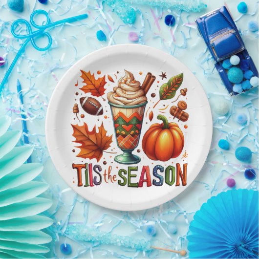 Dit is het seizoen papieren bordje (Feest)