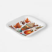 Dit is het seizoen papieren bordje (Gebogen)