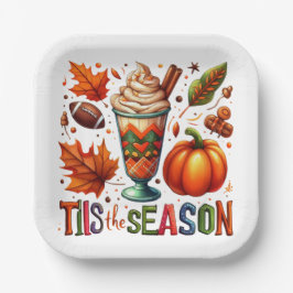 Dit is het seizoen papieren bordje