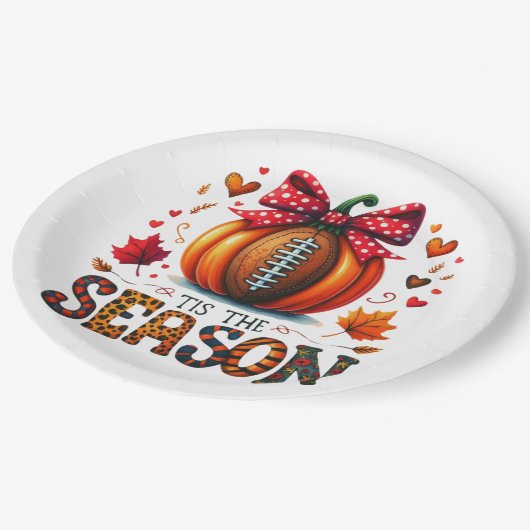 Dit is het seizoen papieren bordje (Gekanteld)