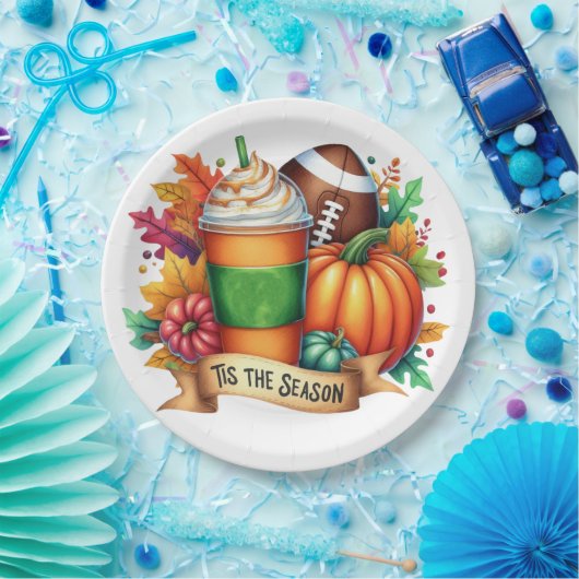 Dit is het seizoen papieren bordje (Feest)