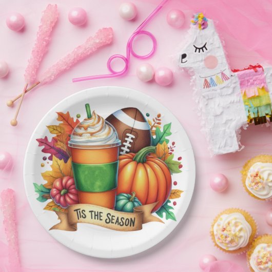 Dit is het seizoen papieren bordje (Feest)