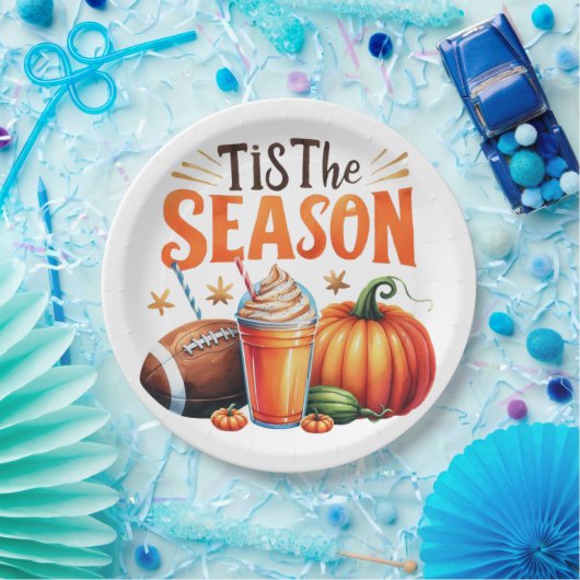 Dit is het seizoen papieren bordje (Feest)
