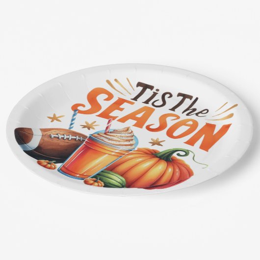 Dit is het seizoen papieren bordje (Gekanteld)