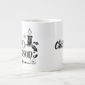 Dit is het seizoen, persoonlijke kerstMok Grote Koffiekop (Voorkant)