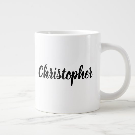 Dit is het seizoen, persoonlijke kerstMok Grote Koffiekop (Rechts)