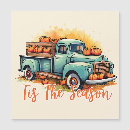 'Dit is het seizoen pompoen vrachtwagen (Voorkant)