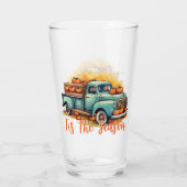 'Dit is het seizoen pompoen vrachtwagen Glas (Achterkant)