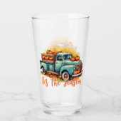 'Dit is het seizoen pompoen vrachtwagen Glas (Voorkant)