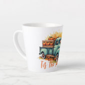 'Dit is het seizoen pompoen vrachtwagen Latte Mok (Linkerhoek)