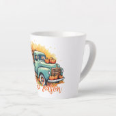 'Dit is het seizoen pompoen vrachtwagen Latte Mok (Rechterhoek)