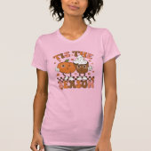 Dit is het seizoen | Pompoenkruid | Groovy Retro T-shirt (Voorkant)