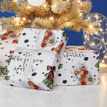 Dit is het seizoen Quote Christmas Lights Mistleto Cadeaupapier<br><div class="desc">Dit is het seizoen om Fancy scripts te schitteren Quote Christmas Lights Mistletoe White Wrapping Paper.</div>