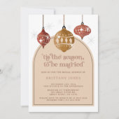 Dit is het seizoen Retro Christmas Vrijgezellenfee Kaart (Voorkant)