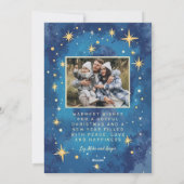 Dit is het seizoen Retro Foto Kerst Kaart (Achterkant)