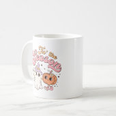Dit is het seizoen Retro Groovy Halloween Koffiemok (Voorkant links)