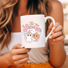 Dit is het seizoen Retro Groovy Halloween Koffiemok