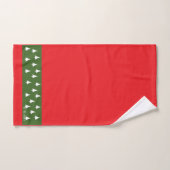 Dit is het seizoen rode badhanddoek set bad handdoek (Handdoek)