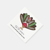 Dit is het Seizoen Script Thanksgiving Football Tu Servet (Hoek)