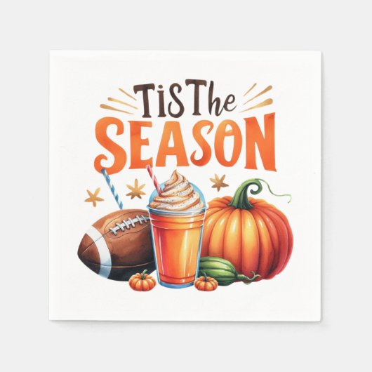 Dit is het seizoen servet (Voorkant)