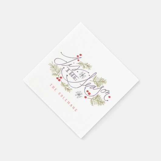 Dit is het seizoen servet (Hoek)