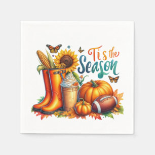 Dit is het seizoen servet