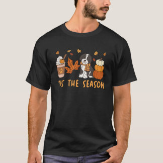Dit is het seizoen Sheepadoodle Dog Herfst Autumn  T-shirt