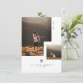 Dit is het seizoen Sneeuwvlok | Multi fotovakantie Kaart (Staand voorkant)