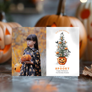 Dit is het seizoen Spooky Halloween Tree Photo